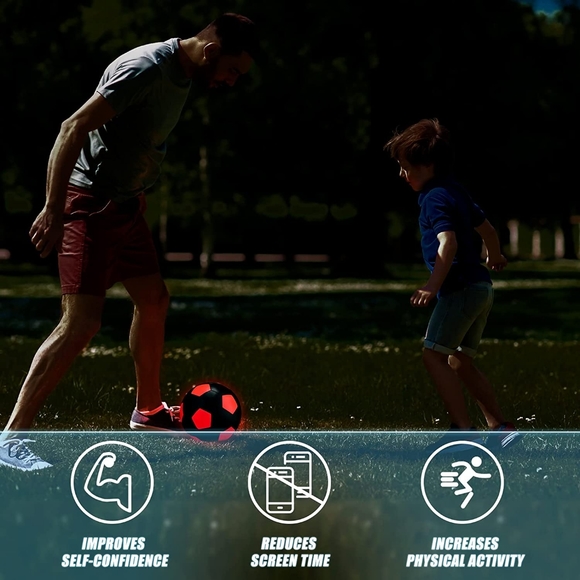 Glow in The Dark Soccer Ball Light up LED Soccer Ball Glowing Night Soccer Ball - Picture 5 of 7